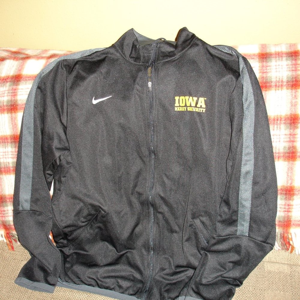 New Iowa Hawkeye Security Jackets - Iowa Herky Security - Nike Jacket - Go Hawks